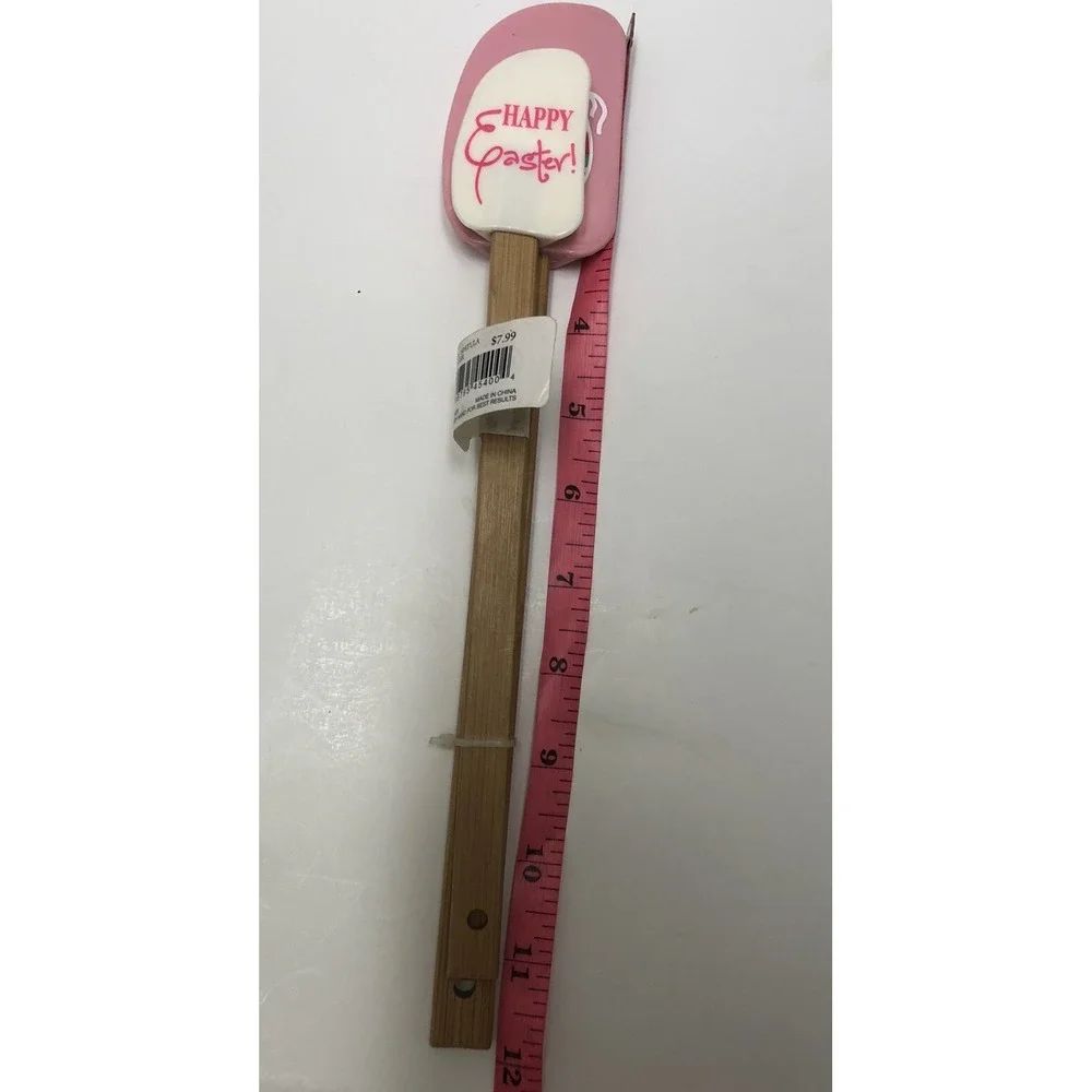 Home Nouveau Spatula Set Of 2  Pink White Easter Egg Happy Easter‎ New